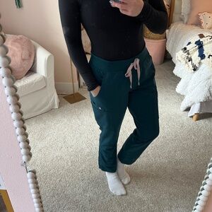 FIGS Yola Skinny Scrub Pants 2.0 Caribbean Blue